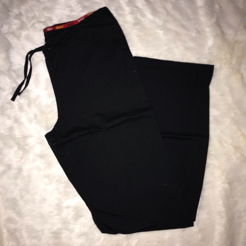 Dickies Scrub Pants Black Size S Tall